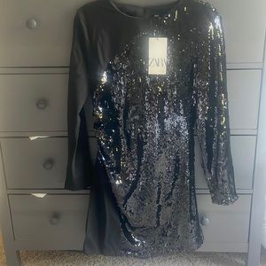Zara sequin XL dress. NWT
